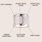 Jonathan Y Hex 2-Light 12.5" Metal LED Flush Mount, Chrome JYL3501B - alternate 4
