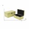 Homeroots Set of Two light Green Wooden Storage Boxes, 2PK 399679 - alternate 3