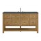James Martin Vanities Breckenridge 60 in. Single Vanity, Light Natural Oak, w/ 3 CM Charcoal Soapstone Quartz Top 330-V60S-LNO-3CSP - alternate 1