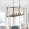 Jonathan Y Magnolia 36" 5-Light Linear Adjustable Iron Rustic Farmhouse LED Pendant, Brown JYL7477A - alternate 5