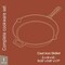 Bakkenmaster Bakken Cast Iron Skillet Set 10 in & 12 in, Pre-Seasoned, Even Heat, Stove & Oven Safef BAKCAST1021X - alternate 5