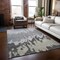 Homeroots 9' X 12' Gray And Silver Abstract Washable Indoor Outdoor Area Rug 613630 - alternate 5