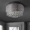 Jonathan Y Evelyn 14.7" 3-Light Crystal Drops/Metal LED Flush Mount, Chrome JYL6145A - alternate 6