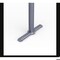 Correll Rectangle Cafe Table W/ T-Base, 48 in W, 30 in L, 29 in H, Particleboard Top, Fusion Maple STT3048-16-98-16 - alternate 2