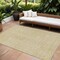 Homeroots 9' X 12' Wheat And Ivory Geometric Washable Indoor Outdoor Area Rug 600790 - alternate 1