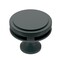 Amerock Oberon 1-3/8 in 35 mm Diameter Matte Black Cabinet Knob BP36603MB - alternate 1