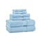Arkwright Home Egyptian Cotton 6pc Towel Set Blue - 1 Set P-EGYP-SET-BLU - alternate 1