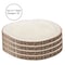 Vintiquewise Barky Natural Wood Slabs Rustic Ornament Slice Tray Table Charger 18 set of 4 QI003847-18.4 - alternate 3