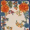 Homeroots 3' X 4' Ivory Orange and Blue Floral Indoor Outdoor Area Rug 527631 - alternate 4