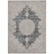 Homeroots 5' X 8' Black And Ivory Oriental Washable Indoor Outdoor Area Rug 597723 - alternate 4