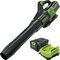 Greenworks 80V 730 CFM 170 MPH Brushless Axial Leaf Blower with 2.5 Ah & 4 Amp Rapid Charger 2424402 - alternate 1