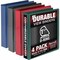 Samsill Durable View Binders - 1 1/2in Binder Capacity - Letter - 8 1/2in x 11in Sheet Size - 350 Sheet, 3PK MP46458 - alternate 1