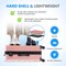 Simple Deluxe 28 Inch Hardside Carry On Luggage, Suitcase with Double Spinner Wheels and TSA Lock, Hard Shell Sui 3A88APLUGG28ABSPNK - alternate 3