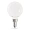 Feit Electric LED Light Bulb, Globe, G16 Lamp, 60 W Equivalent, E12 Lamp Base, Dimmable BPG1660W950CAFIL2 - alternate 1