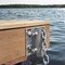 Multinautic Leg and Chain Holder, Steel, Galvanized, For: 1/2 x 3 in Carriage Bolts 11104 - alternate 3