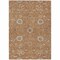 Homeroots 3' X 5' Copper Ivory And Black Floral Washable Indoor Outdoor Area Rug 604755 - alternate 3