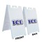 Signmission Ice, A-Frame & 2 Decals Installed, Heavy-Duty Plastic Frame SBHD-D-2436-Ice - alternate 3