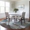 Homeroots 8' Teal Blue Gray And Charcoal Round Abstract Washable Indoor Outdoor Area Rug 604386 - alternate 7