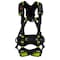 Fall Safe Safety Harness, Aluminum, S/M, Black/Green FS240ICD-S/M - alternate 1