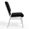 Flash Furniture Black Fabric Church Chair, PK4 4-XU-CH-60096-BK-SV-BAS-GG - alternate 2