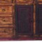 Homeroots 72in Brown And Red Distressed Solid Wood Carved Scrollwork Ten Drawer Buffet Table with Two Doors 488470 - alternate 4