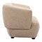 Homeroots 39" Beige And Black Faux Shearling And Upholstered Arm Chair 572303 - alternate 4