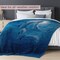 Lavish Home 92"x80" Weighted Blanket with Dolphins Pattern Plush Thick 8 Pound Faux Mink Soft Fuzzy Blanket 66-B-DOLPHINS - alternate 5