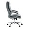 Homeroots Gray and Silver Adjustable Height Swivel Rolling Executive Office Chair 638364 - alternate 5