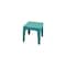 Adams Mfg Co Big Easy Teal 18.9 In. Square Resin Stackable Side Table 258367 - alternate 3