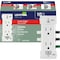 Leviton Decora Edge 15A White Residential Grade 5-15R Duplex Outlet, 10PK M02-E5325-0MW - alternate 1