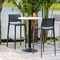 Lagoon Rue Resin Stackable Bar Stool Rattan Style with Aluminum Footrest, 2PK 7036K3-BSLGS - alternate 1