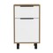 Homeroots 28" Wood One Drawer Nightstand 478454 - alternate 1