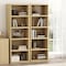 Manhattan Comfort Rivington 28in Open Bookcase in Natural Oak - Set of 2 2-BC003-NA - alternate 1