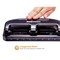 Bostitch EZ Squeeze 20 Sheet Standard 3 Hole Punch, Metal Construction, Silver/Black HP20 - alternate 3