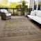 Homeroots 8' X 10' Artichoke Green And Hot Pink Floral Washable Indoor Outdoor Area Rug 605738 - alternate 4