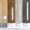 Amerock Carrione 1-5/8 inch 41mm Length Marble White/Polished Nickel Cabinet Knob BP36638MWPN - alternate 2