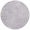 Homeroots 8' Lilac And Ivory Round Geometric Washable Indoor Outdoor Area Rug 595087 - alternate 3