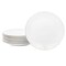 Gibson Home Ogalla 8 Piece 7.5 Inch Gold Banded Fine Ceramic Dessert Plate Set 750123494M - alternate 1