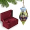 Homeroots A day at the Vineyard Hand Painted Mouth Blown Glass Ornament 477435 - alternate 3