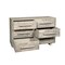 Homeroots 57" Gray Solid Wood Six Drawer Dresser 661220 - alternate 5
