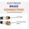 Flame King LP And Natural Gas Hose 38 Female Flare Swivel x 12 Female Flare Swivel 48 Length 100383-48 - alternate 4