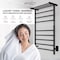Anzzi Eve 8-Bar Stainless Steel Wall Mounted Towel Warmer in Matte Black TW-AZ012MBK - alternate 3