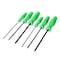 Mayhew Hi Vis Green 6 Pc Long Slotted & Phillips Screwdriver Set 27021LTHVG - alternate 1