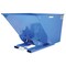 Vestil Steel Heavy Duty Self Dumping Hopper 2 1/2 Cubic Yard 6000 Lb. Capacity Blue D-250-HD - alternate 4