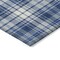 Homeroots 5' X 8' Navy Blue And Ivory Plaid Washable Indoor Outdoor Area Rug 597118 - alternate 2