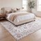 Jonathan Y Arabella Vintage Floral Border Non-Slip Machine-Washable Cream/Terra 3 ft. x 5 ft. Area Rug VOR107E-3 - alternate 3