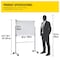 Vevor Mobile Dry Erase Board Magnetic Whiteboard w/ Stand 36" x 24" Double Sided YDMB36X24 - alternate 2