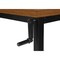 Homeroots Adjustable Brown and Black Wood and Metal Sled Computer Desk 490014 - alternate 4