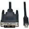 Tripp Lite 6FT MINI DISPLAYPORT TO DVI ADPATER CONVERTER CABLE MDP TO DVI 1920 X 1080 M/M 6 P586-006-DVI - alternate 3