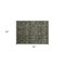 Homeroots 2' X 3' Moss Green and Gray Floral Washable Non Skid Indoor Outdoor Area Rug 564374 - alternate 3